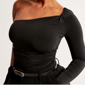 One Shoulder Abercrombie and Fitch Bodysuit